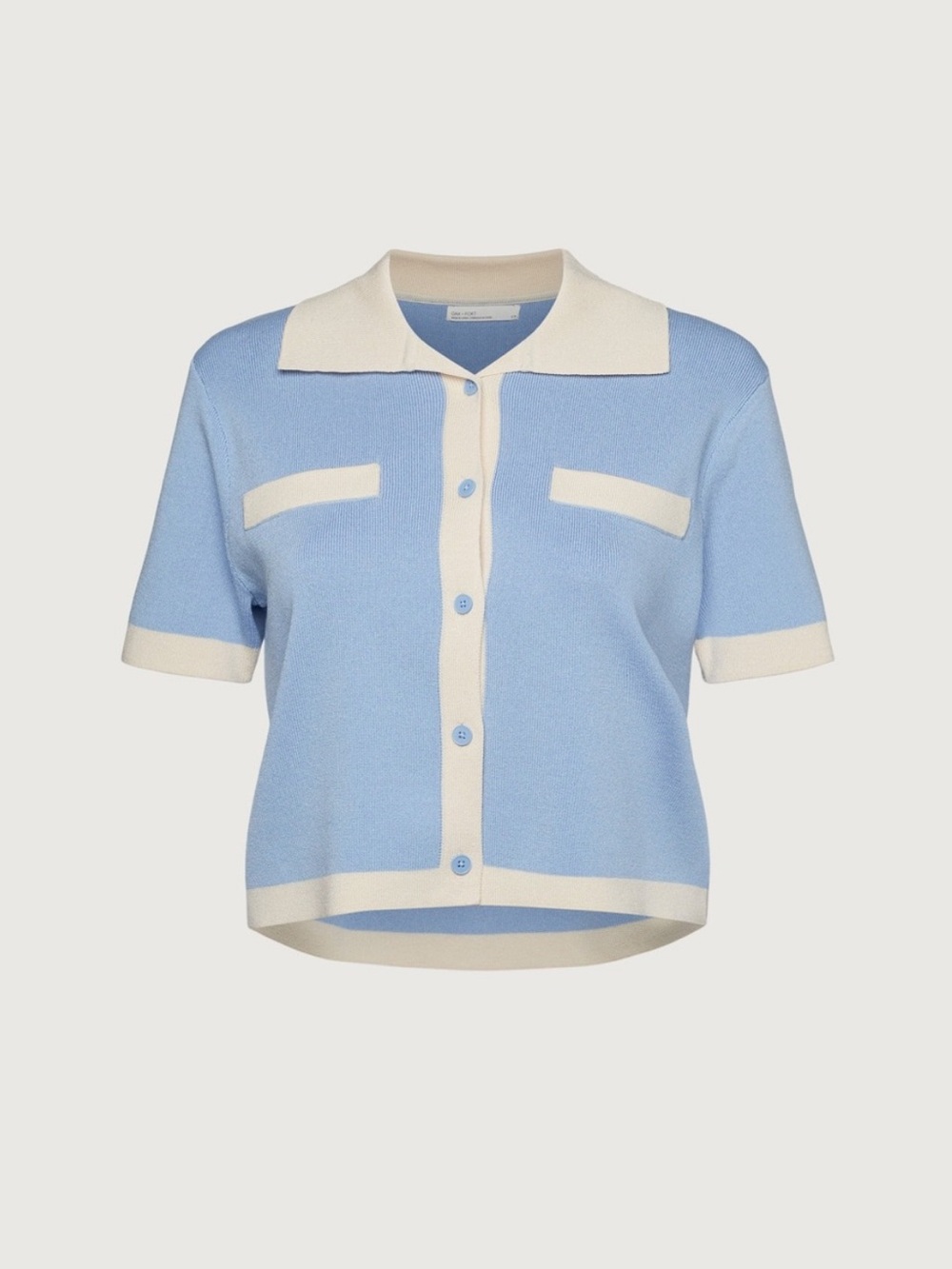 Oak + Fort Knit Short Sleeve Top